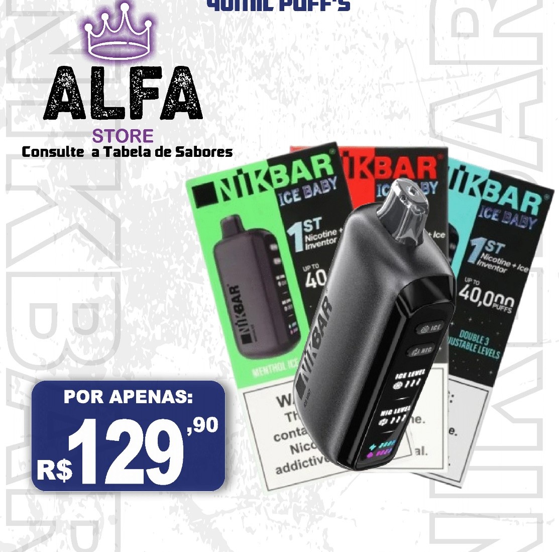 NIK BAR 40K